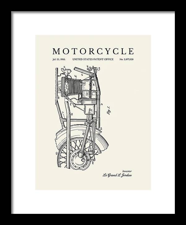 Motorcycle Minimalist Patent Us2077628a