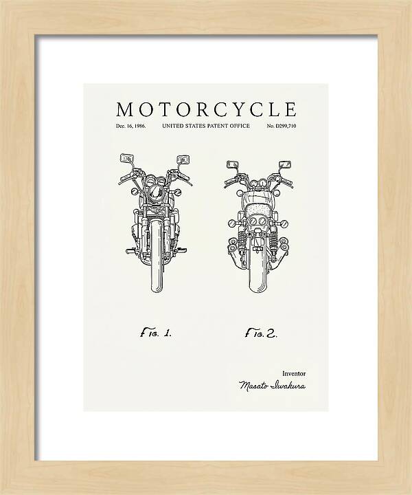 Motorcycle Minimalist Patent Usd299710s