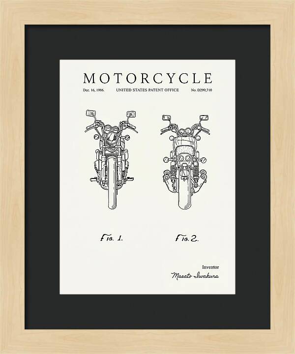 Motorcycle Minimalist Patent Usd299710s