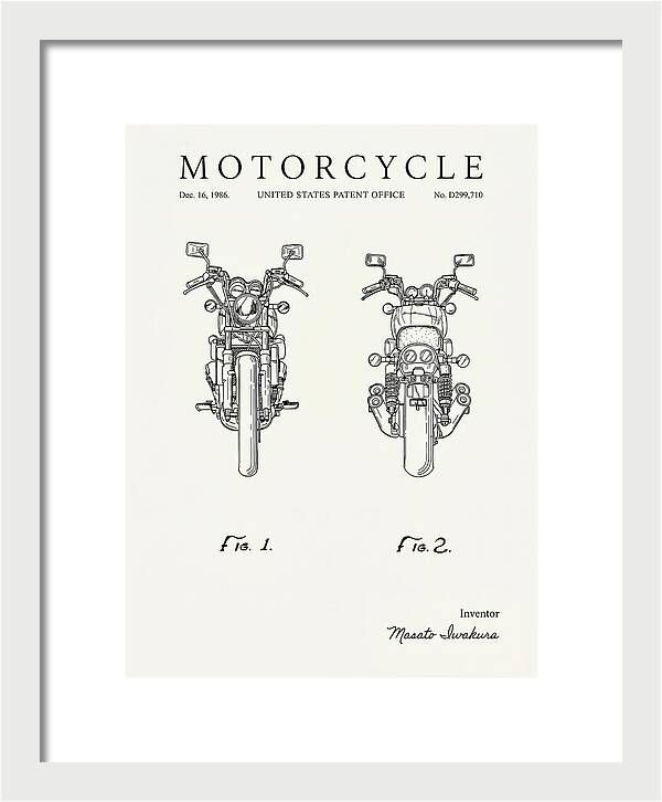 Motorcycle Minimalist Patent Usd299710s