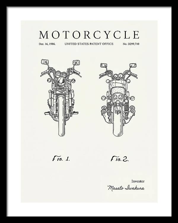 Motorcycle Minimalist Patent Usd299710s