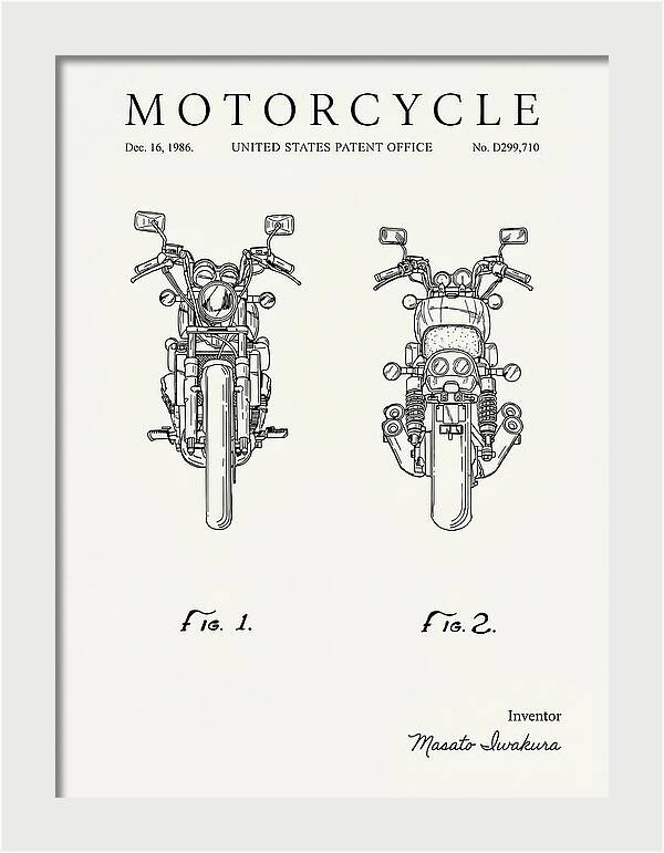Motorcycle Minimalist Patent Usd299710s