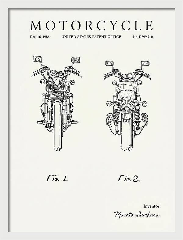 Motorcycle Minimalist Patent Usd299710s