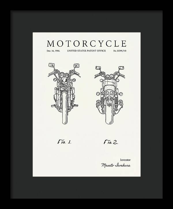 Motorcycle Minimalist Patent Usd299710s