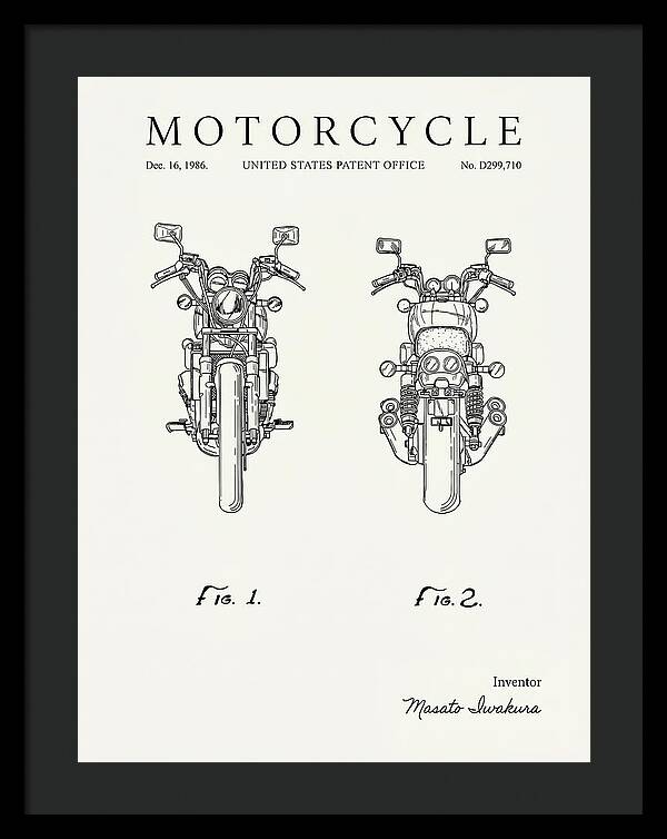 Motorcycle Minimalist Patent Usd299710s