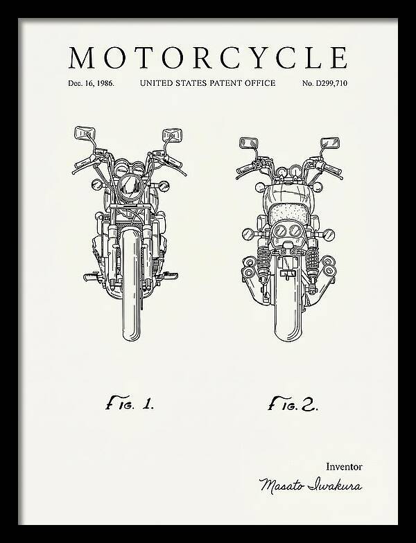 Motorcycle Minimalist Patent Usd299710s