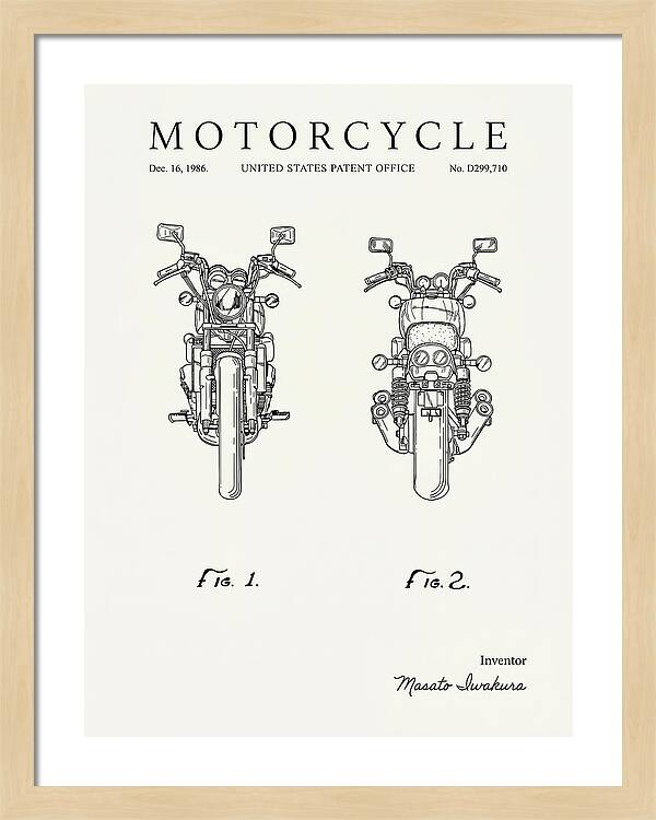 Motorcycle Minimalist Patent Usd299710s