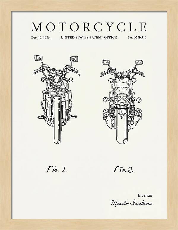 Motorcycle Minimalist Patent Usd299710s
