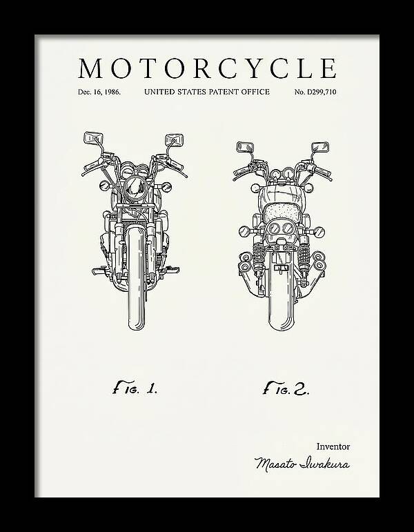 Motorcycle Minimalist Patent Usd299710s