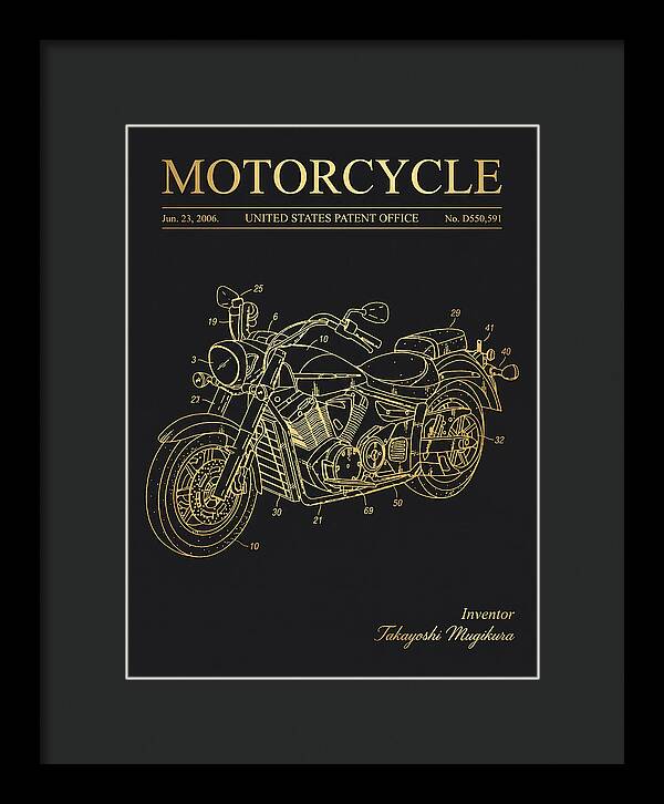 Motorcycle Star/yamaha Cruiser Gold Patent Usd550591s1