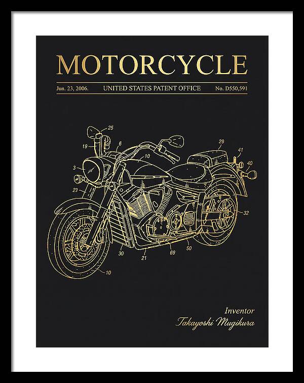 Motorcycle Star/yamaha Cruiser Gold Patent Usd550591s1
