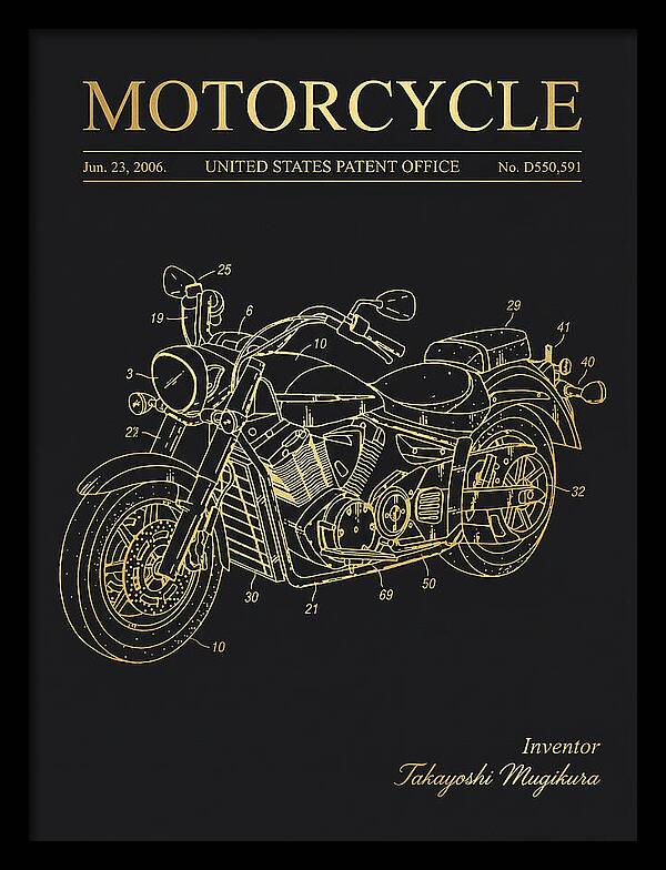 Motorcycle Star/yamaha Cruiser Gold Patent Usd550591s1