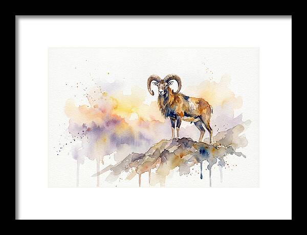 Mouflon In Majestic Pose