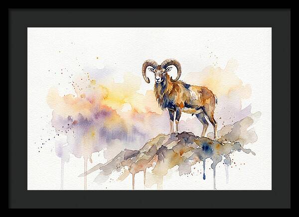 Mouflon In Majestic Pose