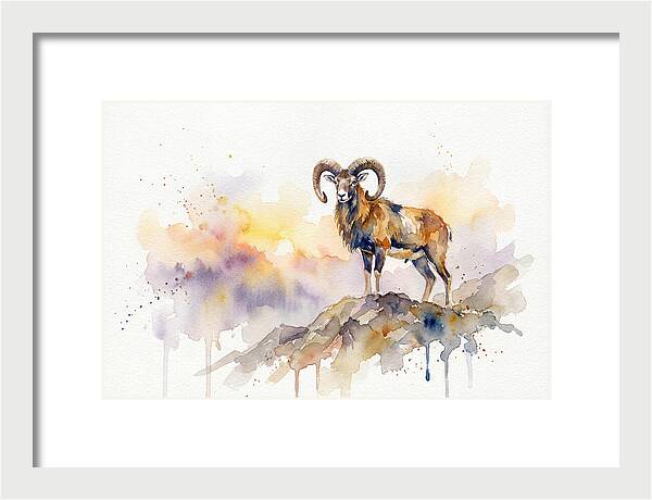Mouflon In Majestic Pose