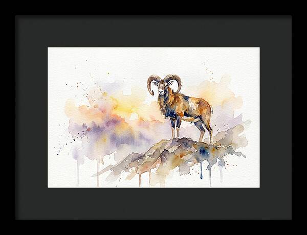 Mouflon In Majestic Pose