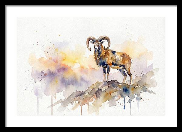 Mouflon In Majestic Pose