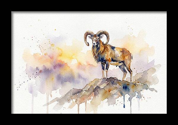 Mouflon In Majestic Pose
