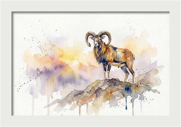 Mouflon In Majestic Pose