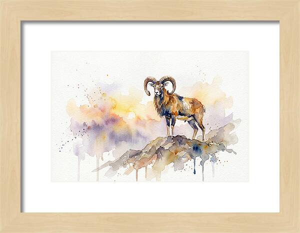 Mouflon In Majestic Pose