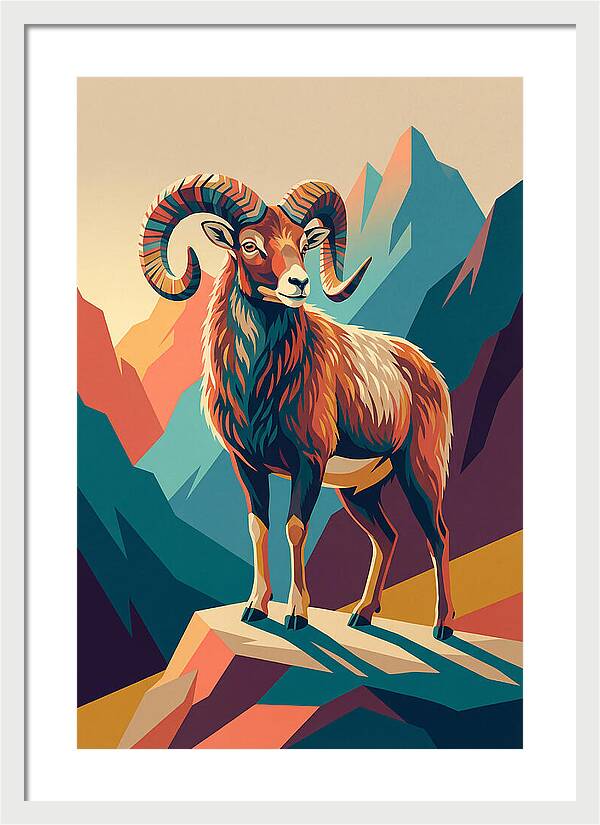 Mouflon Majestic Stance