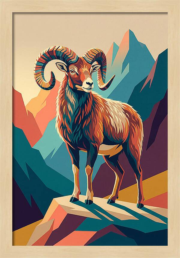 Mouflon Majestic Stance