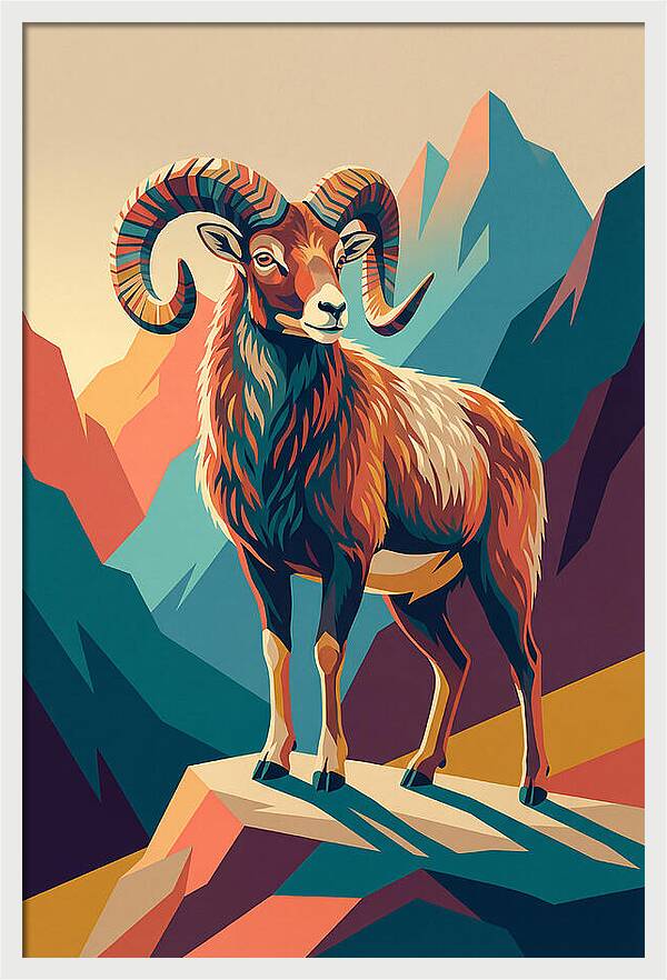 Mouflon Majestic Stance