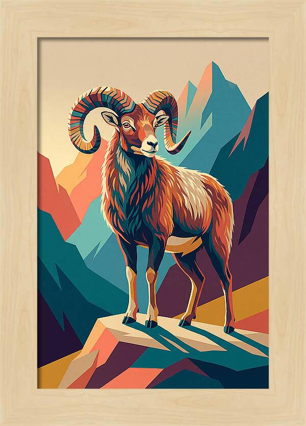 Mouflon Majestic Stance