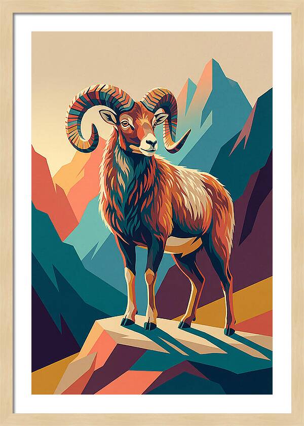 Mouflon Majestic Stance