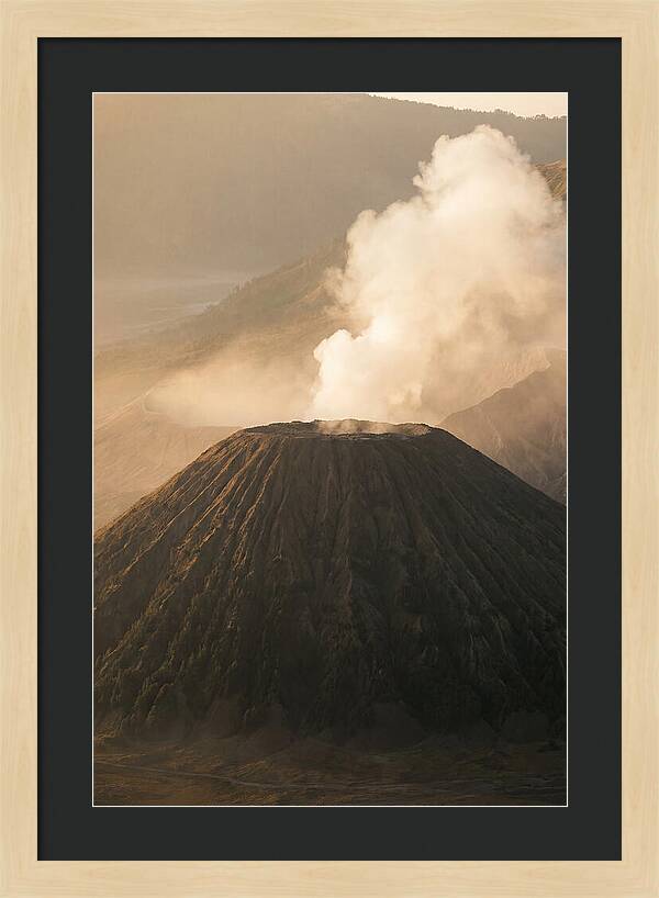 Mount Bromos Majestic Eruption