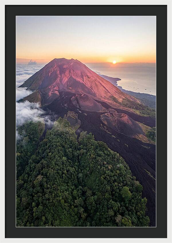 Mount Cameroon At Sunrise