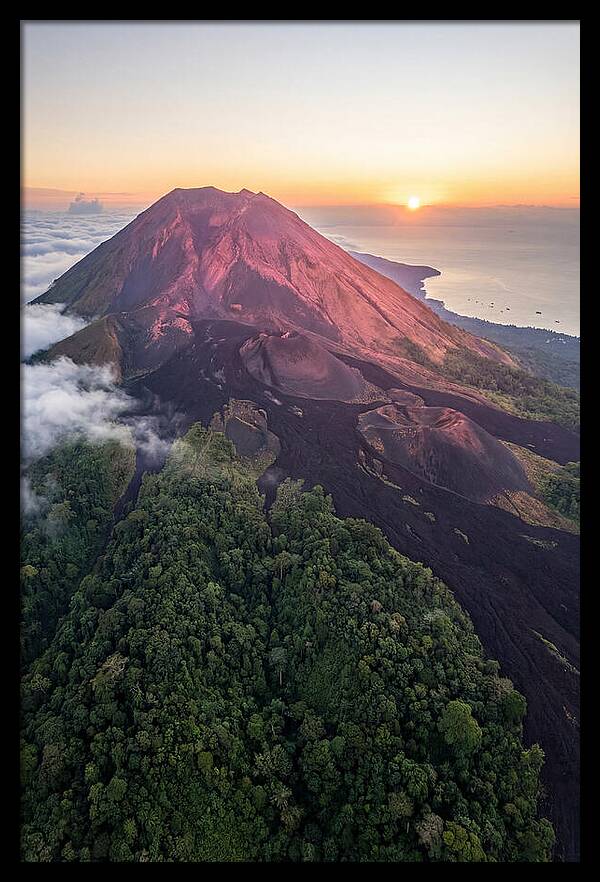 Mount Cameroon At Sunrise