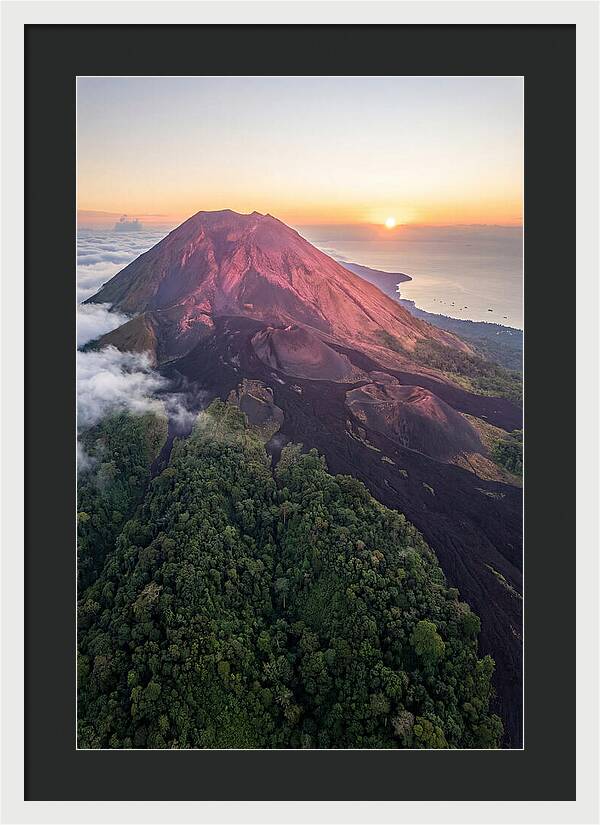 Mount Cameroon At Sunrise