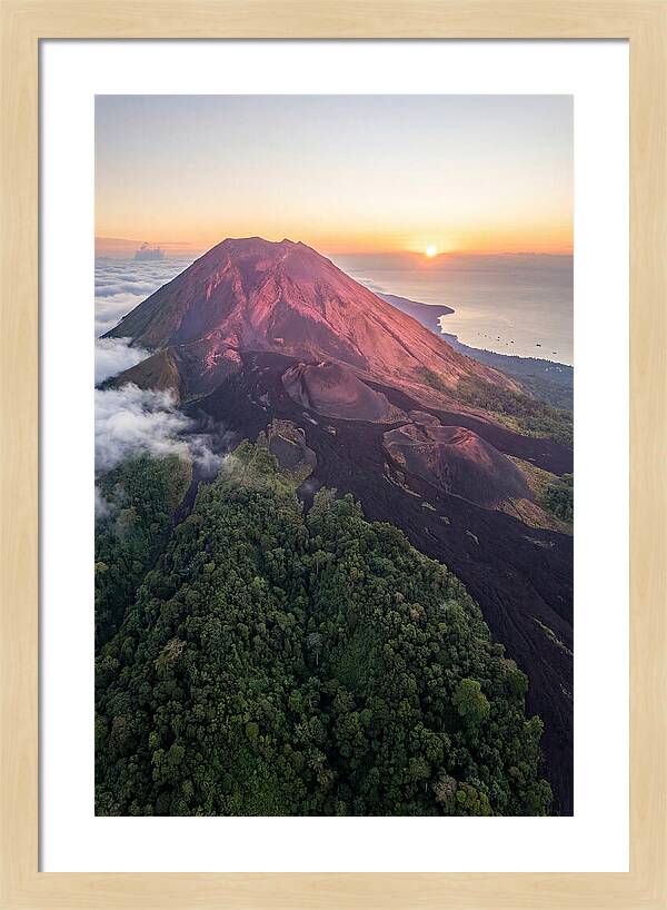 Mount Cameroon At Sunrise