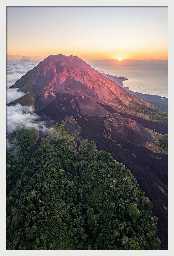Mount Cameroon At Sunrise