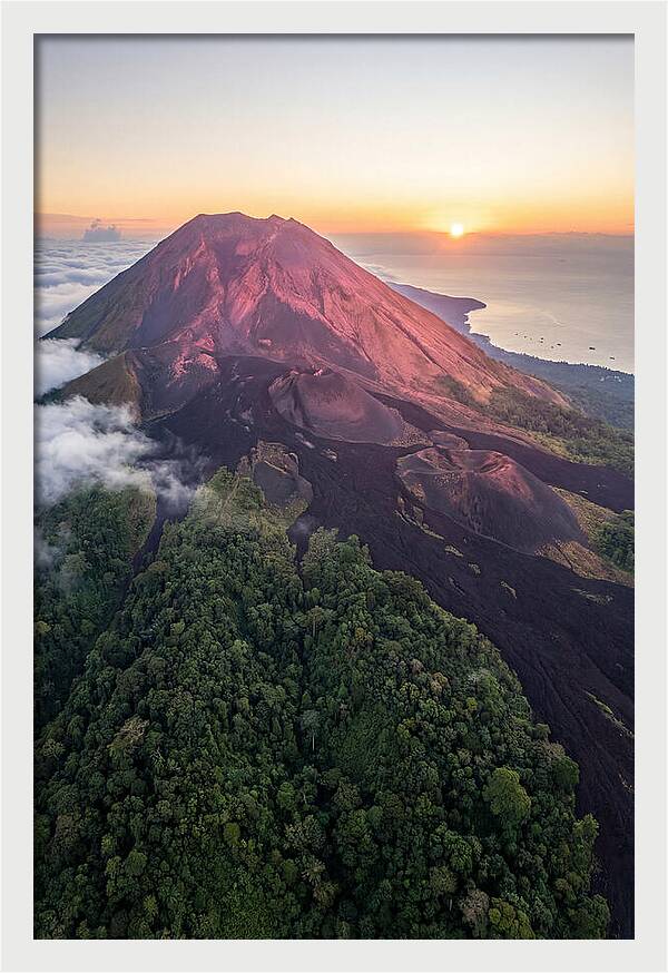 Mount Cameroon At Sunrise