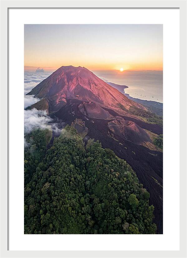 Mount Cameroon At Sunrise