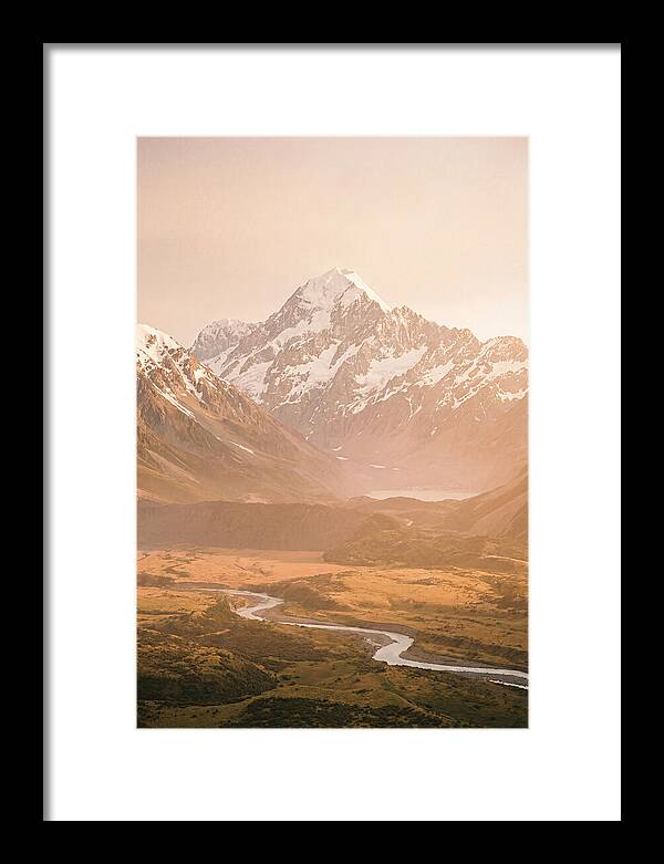 Mount Cook Reflection Warmth
