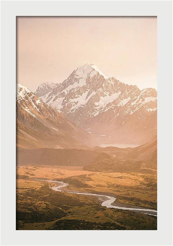 Mount Cook Reflection Warmth