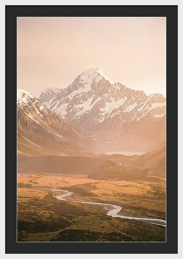 Mount Cook Reflection Warmth