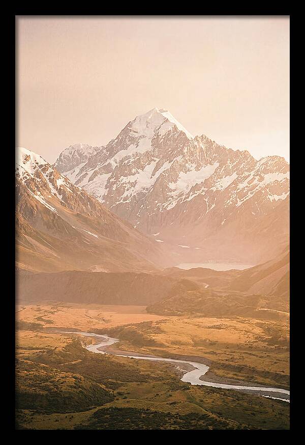 Mount Cook Reflection Warmth
