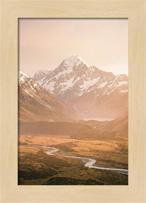 Mount Cook Reflection Warmth