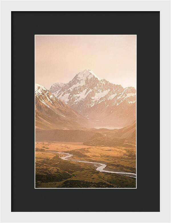 Mount Cook Reflection Warmth