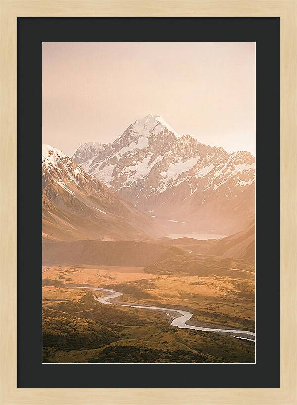 Mount Cook Reflection Warmth
