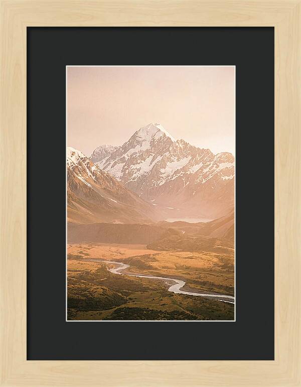 Mount Cook Reflection Warmth