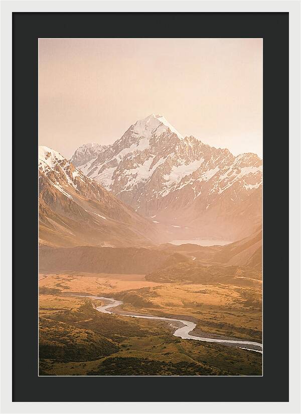 Mount Cook Reflection Warmth