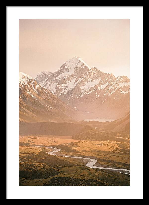 Mount Cook Reflection Warmth