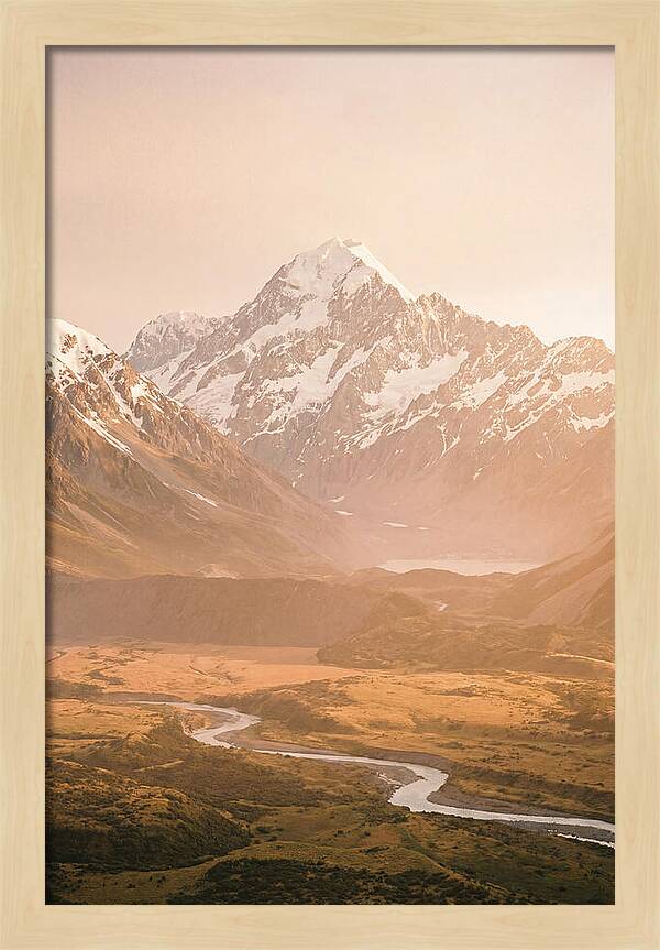 Mount Cook Reflection Warmth