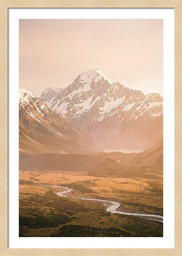 Mount Cook Reflection Warmth