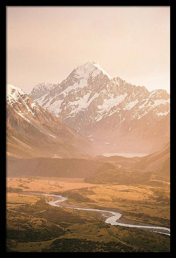 Mount Cook Reflection Warmth